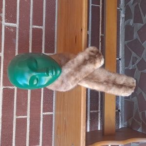 MINK SCARF COLLAR